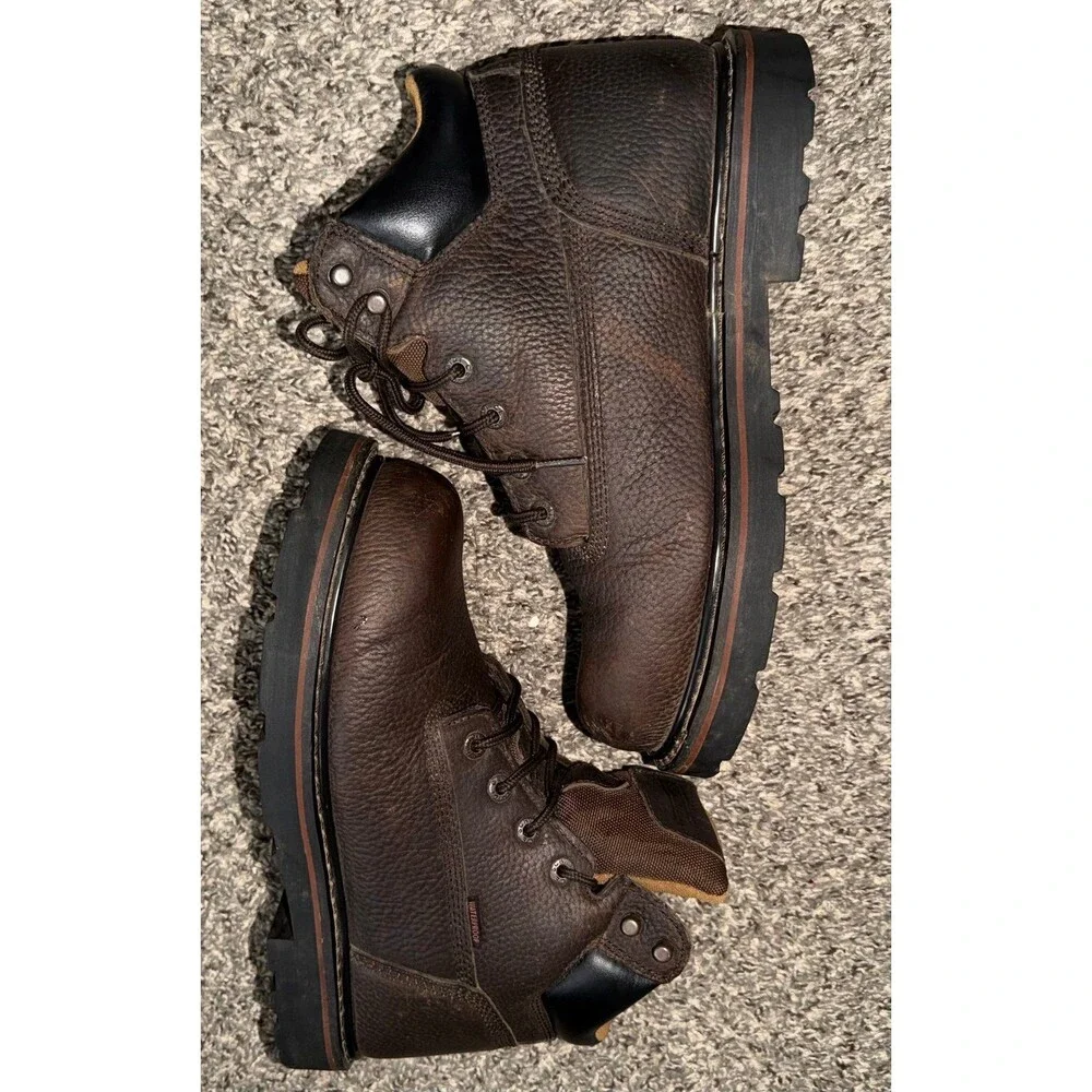 C.E. Schmidt Boots Men 10.5M Workwear 6” Reinforced Lace CES001TS Brown Leather